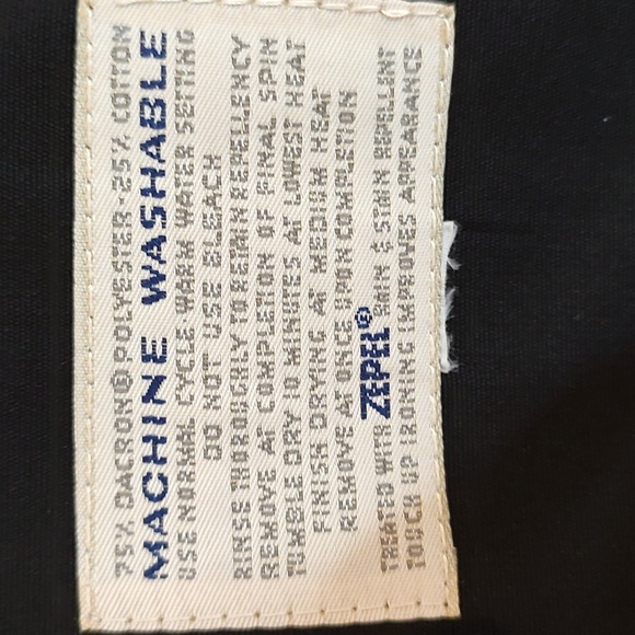 Cream & Black Vintage Misty Harbor Mid Calf Length Trench Coat sz 14 W/ Belt - Picture 8 of 10